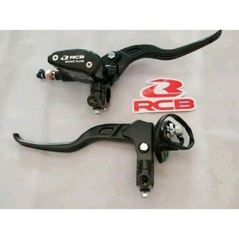 MASTER REM RCB RACING BOY SET KIRI KANAN 14MM OVAL UNIVERSAL AEROX SATRIA FU VIXION RX KING