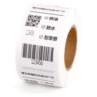 Deli Thermal Label  Paper Kertas Label  Thermal Warna  