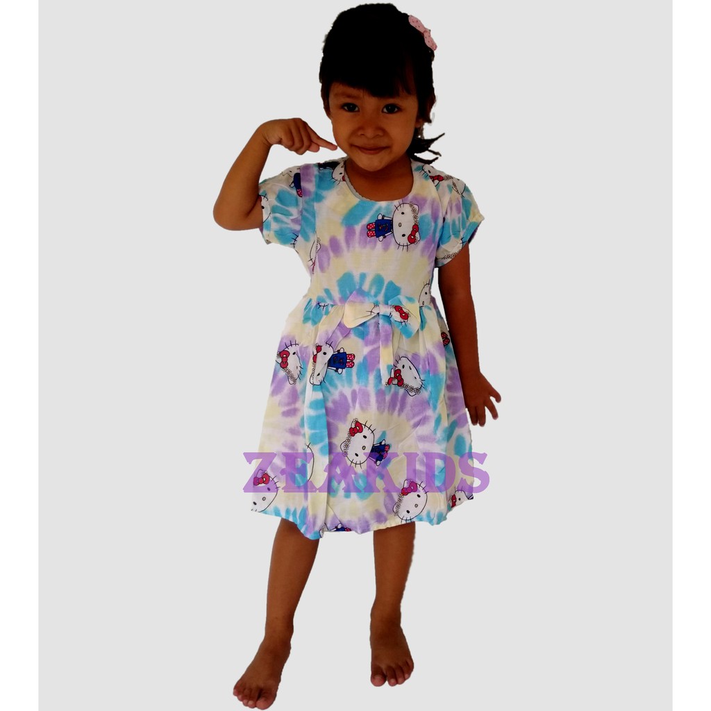 Dress anak- dres anak helo kity