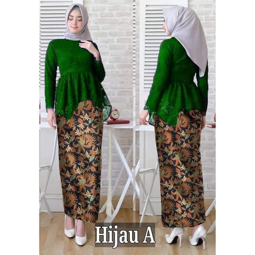 RECOMMENDED BIG SALE KEBAYA MODERN BRUKAT RIYANTI ROK BATIK PROMO