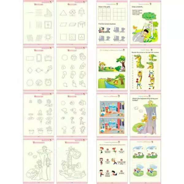 1 SET ISI 4PCS - BUKU ANAK PRE-SCHOOL SANK MAGIC &amp; ARABIC MAGIC