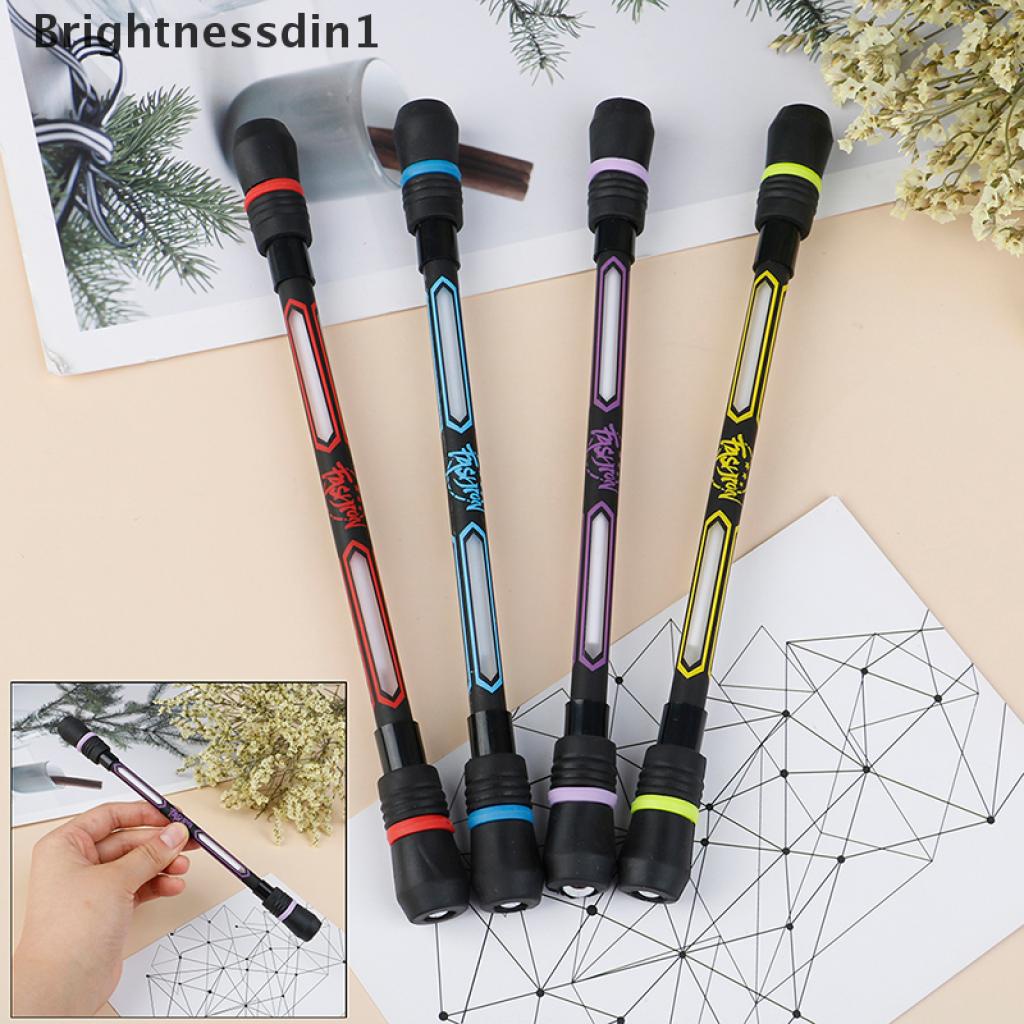 (Brightnessdin1) Pulpen Gel Dengan Lampu Led Untuk Pelajar