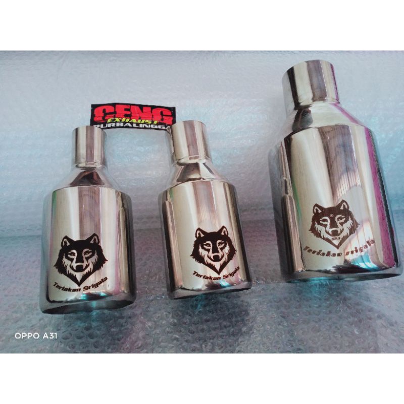 Kenalpot Suara Srigala Stainless Truk canter Hino Ellf Giga Tronton L300 Dyna Umplung Ragasa Rino