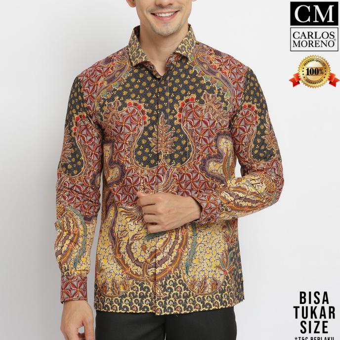 Carlos Moreno Kemeja Batik Pria - Suwardana