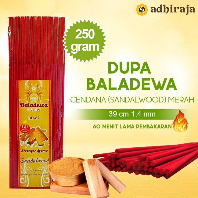 Agen Dupa/ Hio Wangi Harum Baladewa 39 Cm 250 Gram 1.4 Mm Sandalwood Merah BlNOlKUxE1NXe