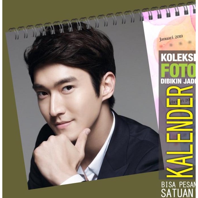 

((READY COD)) Kalender Meja (Bisa SATUAN) - Custom Plus Cover PROMOKode 3939