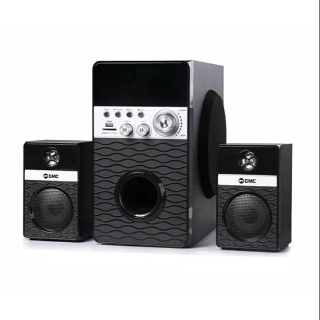 Speaker GMC Salon Aktif Radio FM USB Memori Speker 888R Original