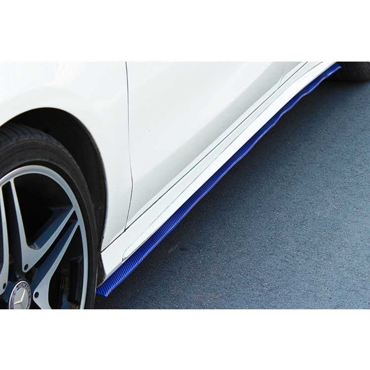 BISA COD - ANTOSTRESAMURAI Stiker Carbon Fiber Anti Collision Strip Bumber Mobil-TY317054