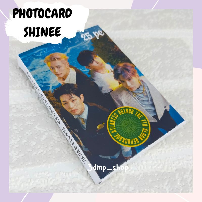 [25 lembar] Photocard photo card kartu lomo lomocard shinee atlantis kpop key gasoline