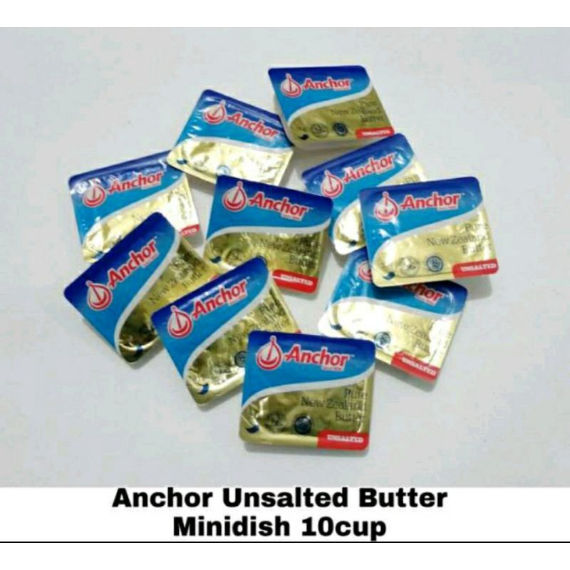 Anchor Butter Minidish Portion 7Gr x 10 Pcs Ed Juni 2024