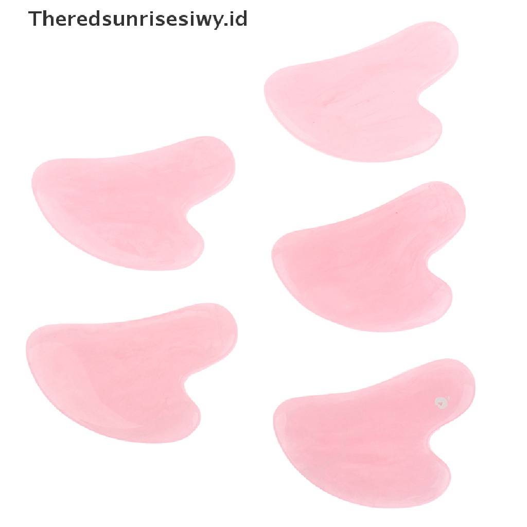 (Theredsunrisesiwy.Id) 1pc Gua Sha Board Alat Pijat Wajah Akupuntur Gua Sha Board