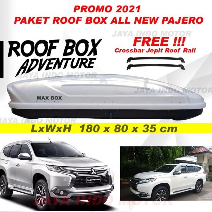 Roofbox Roof Box 600L Bagasi Atas Mobil 1 Paket All New Pajero