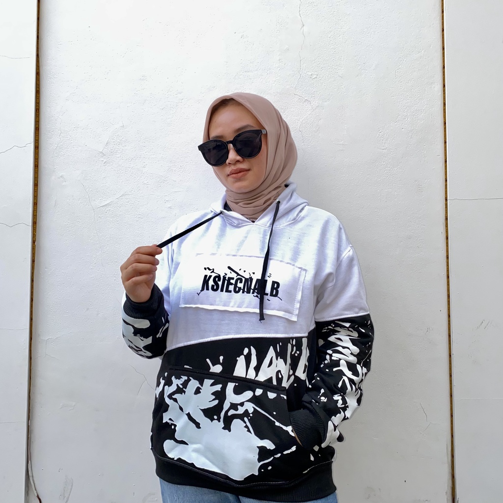 KSIECNABLE HOODIE HITAM-PUTIH || HOODIE KEREN || HOODIE KOMBINASI #KSI