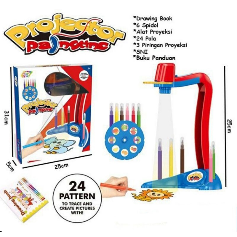 Mainan Proyektor Painting Projektor Gambar