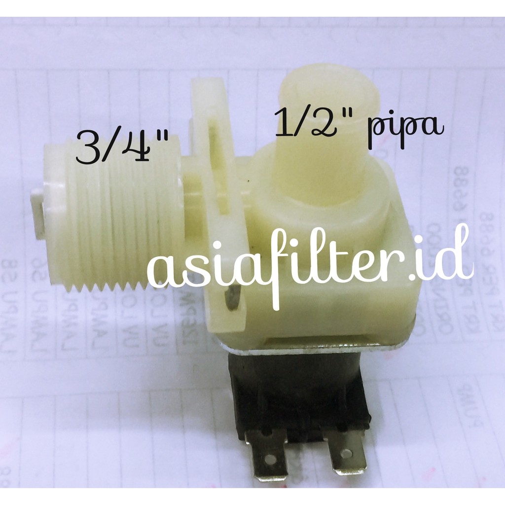 Jual SOLENOID VALVE PLASTIK 3/4" | Shopee Indonesia