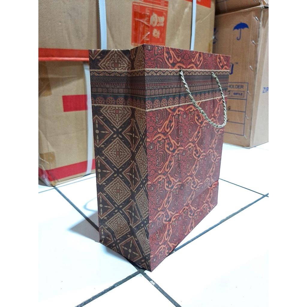 PaperBag Batik Uk. S-M-L /Tas Bingkisan Bungkus Kemasan/ Goodie Bag