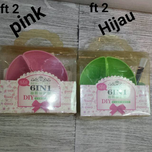 Bowl Mask Suit / Kotak Wadah Kuas Sendok Spon Masker Set