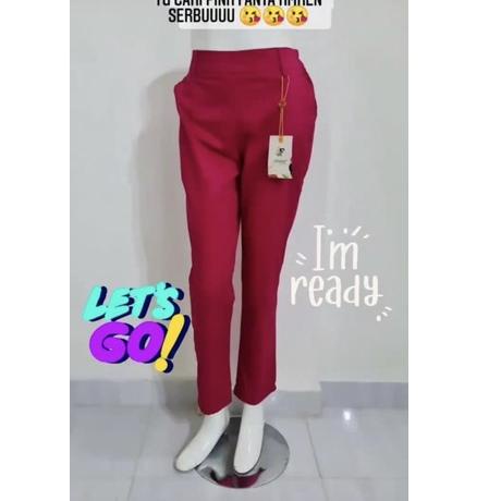 Model Baru.. CELANA FAUZIRA COTTON | FAUZIRA PANTS | CELANA WANITA | CELANA KERJA WANITA