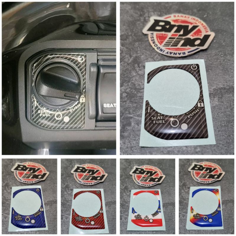 STICKER STIKER EMBLEM KONTAK KEYLESS HONDA PCX160 VARIO 160 TIMBUL 3D