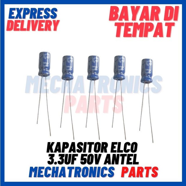 [PAS-9623] KAPASITOR ELCO 3.3UF 50V ANTEL