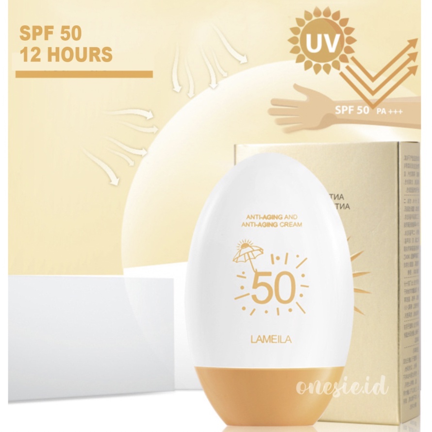 LAMEILA Sun Block SPF 50 Sun Screen Wajah Tahan PA+++ 12 Jam LA065