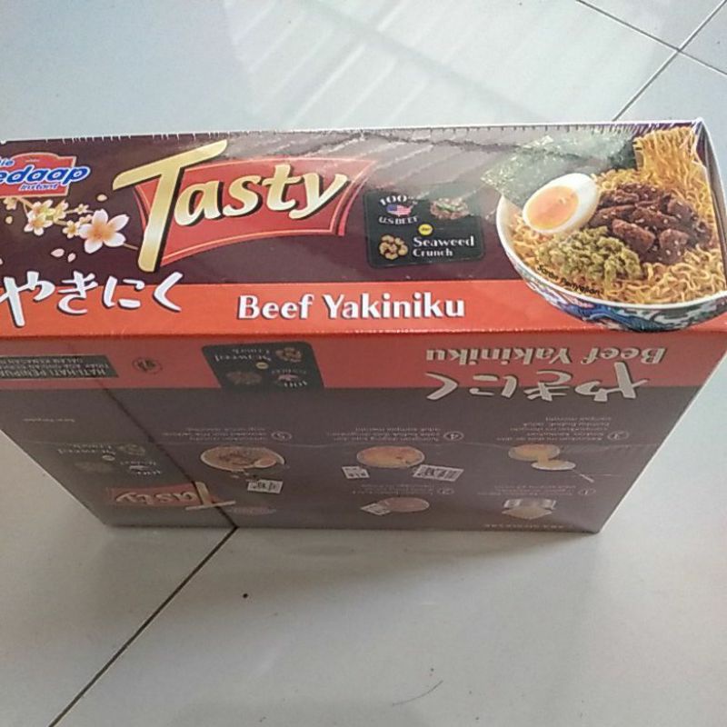 Sedaap Tasty 115gr AYAM GEPREK/ BEEFF YAKINIKU