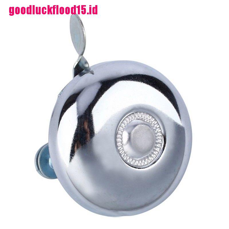 {LUCKID}Classic Retro Metal Ring Bike Bicycle Cycling Handlebar Bell Sound Alarm Silver