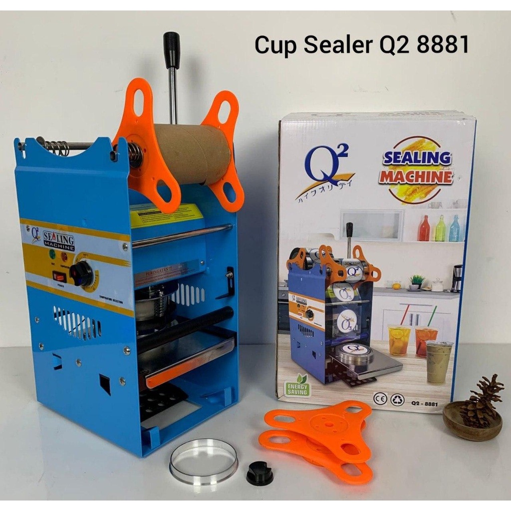 MESIN CUP SEALER Q2 PRES GELAS PLASTIK MANUAL SEALING MACHINE Q2-8881