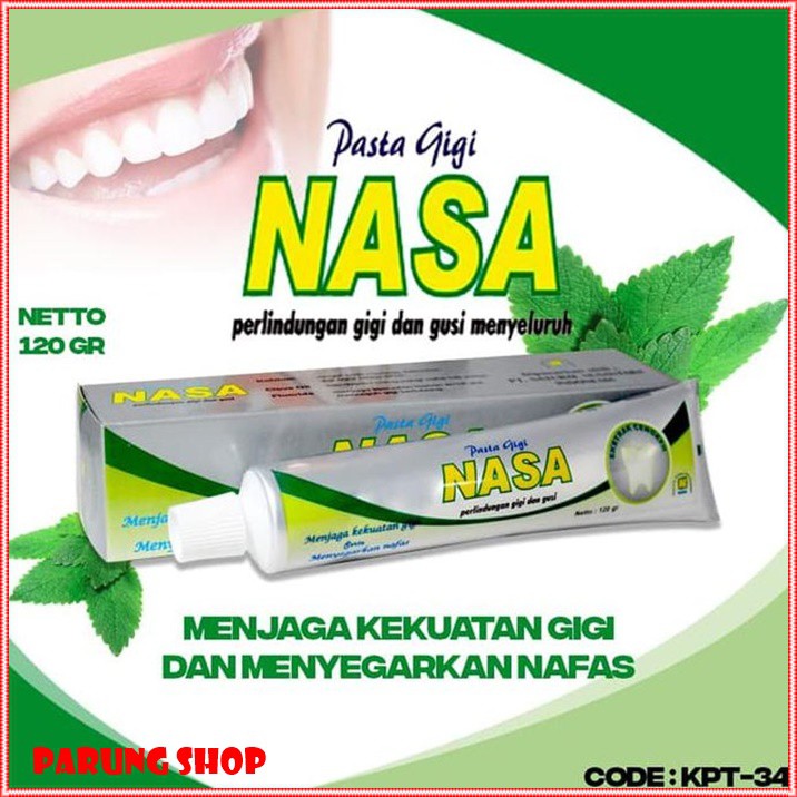 PASTA GIGI NASA/NASA PASTA GIGI/NASA/PASTA/PASTA GIGI NASA ORIGINAL/PEMUTIH GIGI/ODOL/PERONTOK KARAN