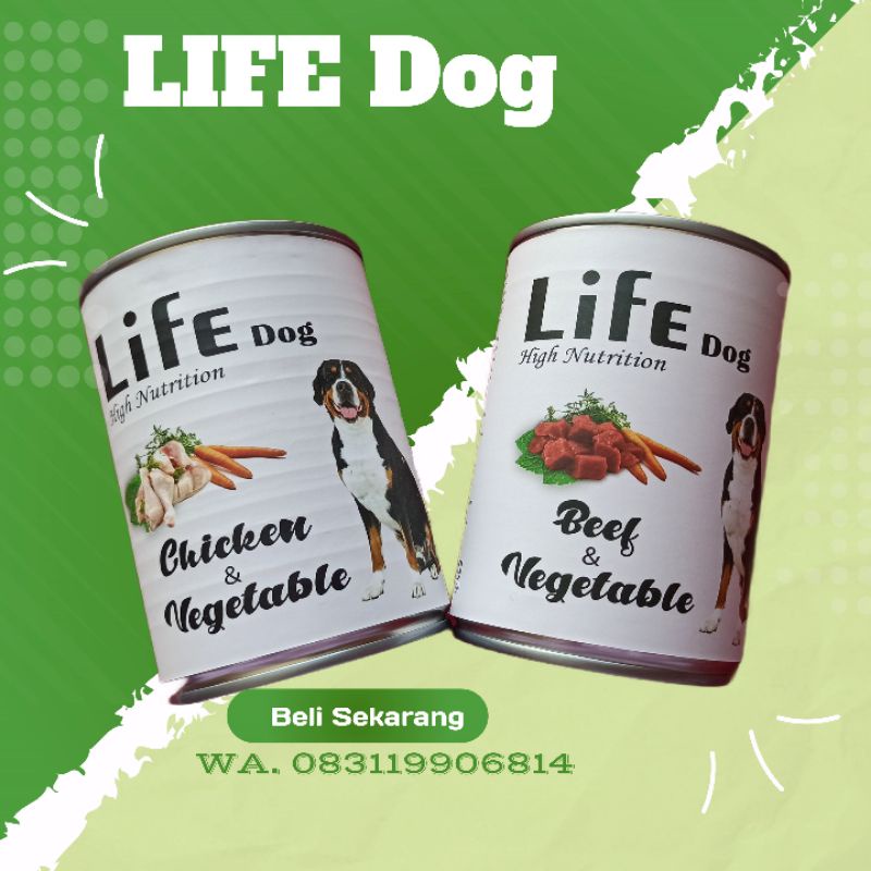 Life dog makanan basah kaleng