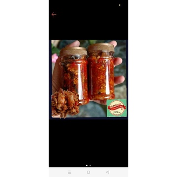 

sambal cumi asin teri mantullll