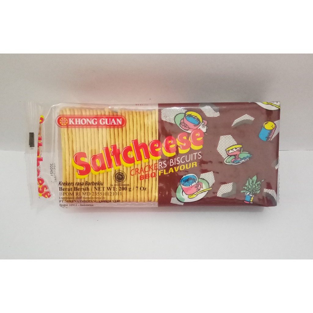 

Khong Guan Saltcheese Crackers BBQ 200g