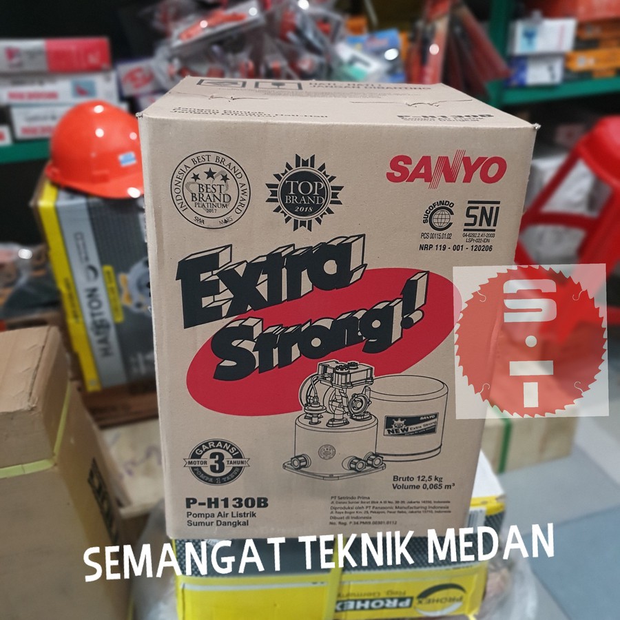 PH130B SANYO POMPA AIR AUTO TABUNG PUTIH WATER PUMP SANYO PH P-H 130 B