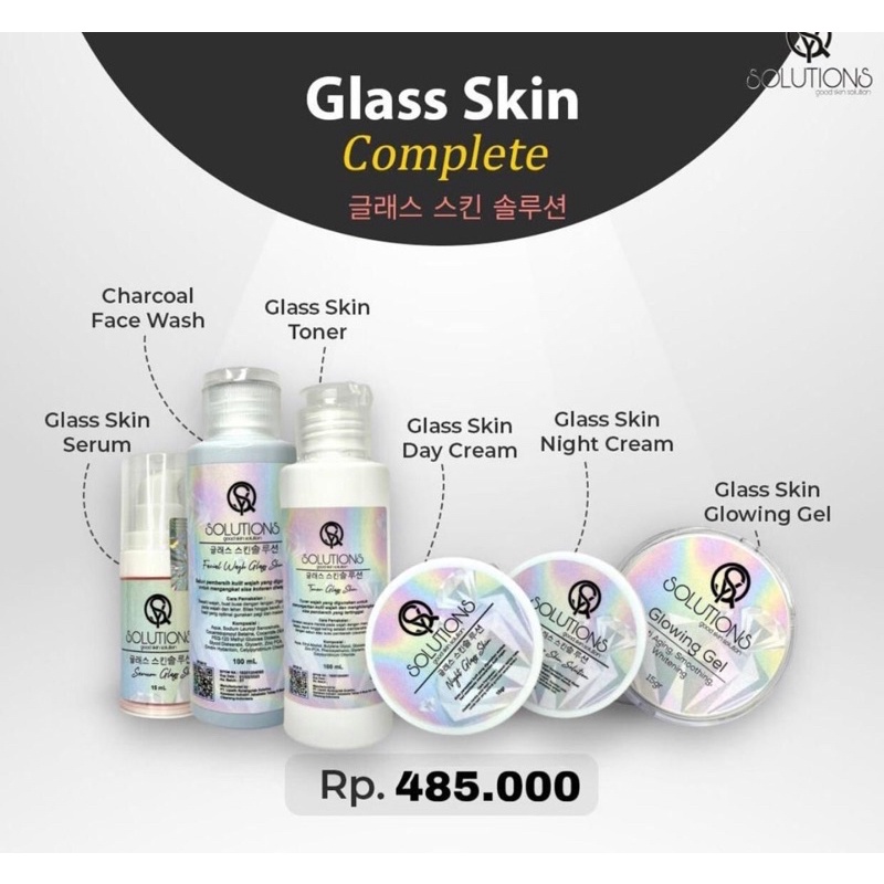 SYQ Glass Skin Solution Paket Komplit