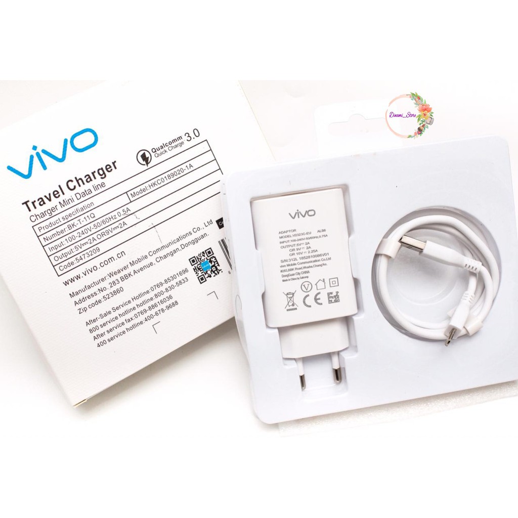 Charger Cashan Vivo v19 y20 y30 y50 V17pro original Fast charging tipe c usb DST1821