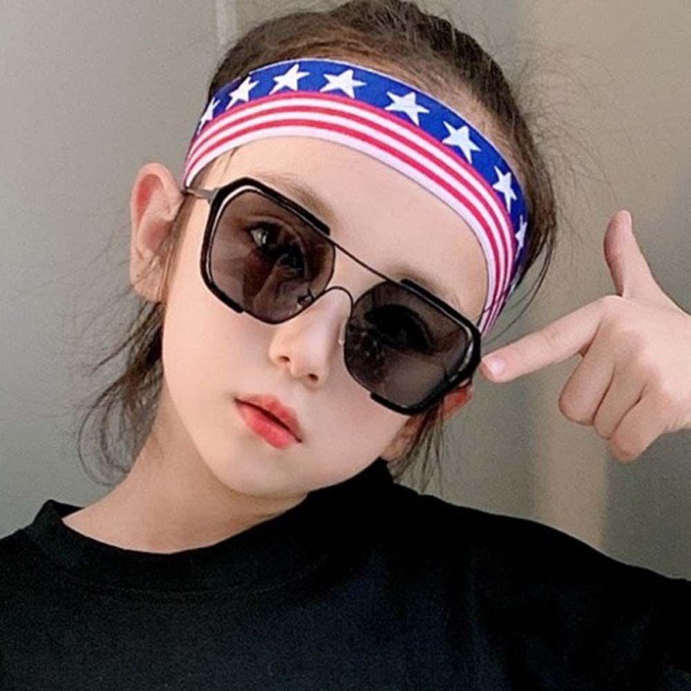 Mxbeauty Kacamata Hitam Anak-Anak Kepribadian Gadis Bingkai Besar Fashion Pelindung Mata Anak Laki-Laki Anak Sunglasses