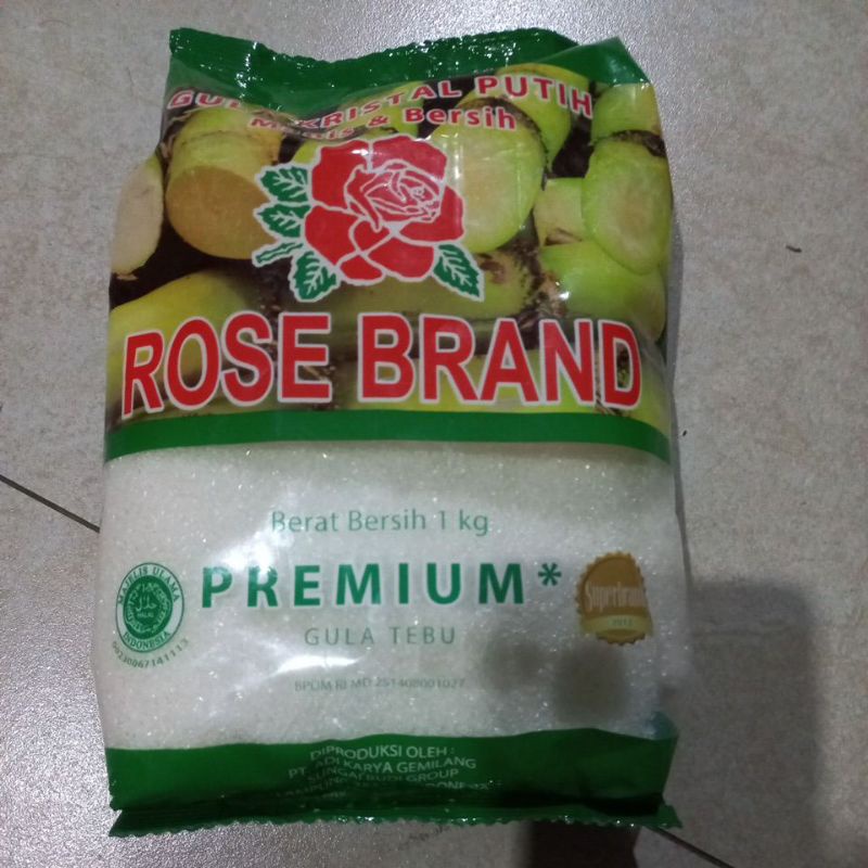 Gula Rose Brand Hijau 1kg gula rose brand kuning 1kg