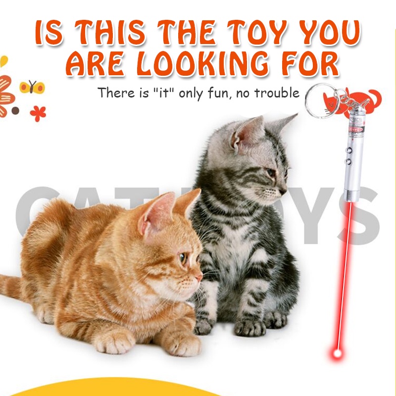 Mainan Kucing Laser MAINAN 2 In 1 Cat Toys LASER Pointer Kucing Anjing