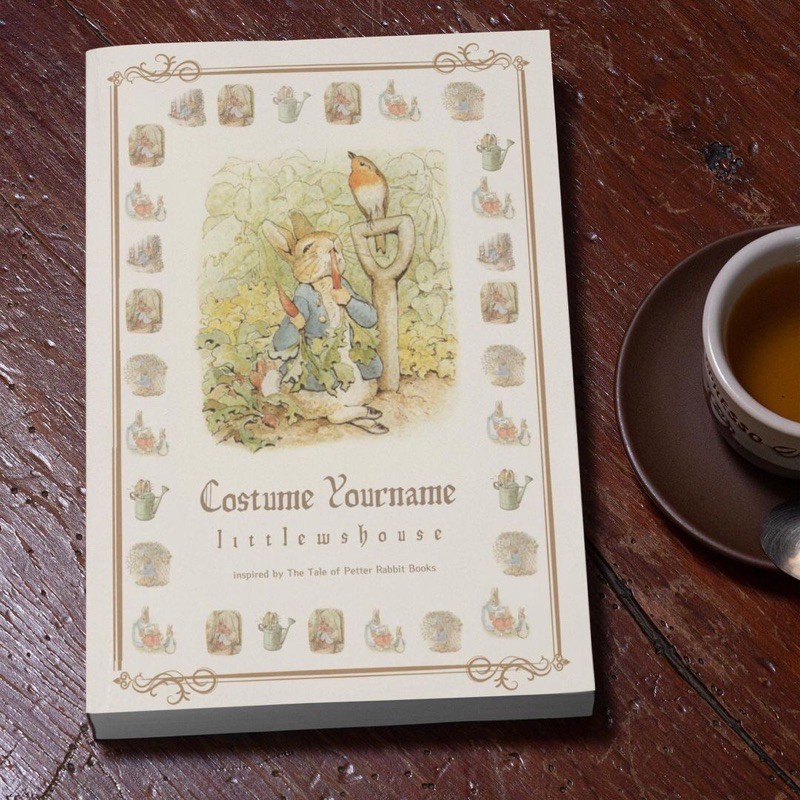 

custom notebook Petter rabbit (Beatrix potter) tambah nama