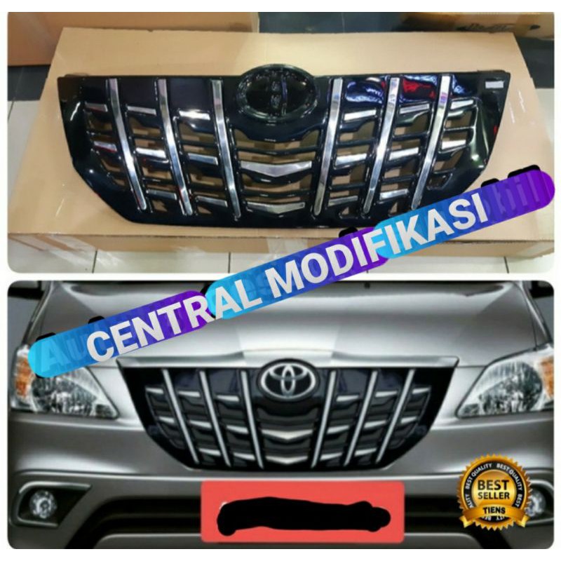 Grill innova 2014-2015 model Alphard black glossy ABS