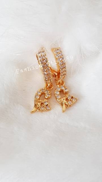 Anting import xuping love / anting love elegant / perhiasan xuping love import fashion