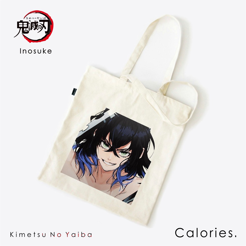 Totebag Demon Slayer Tanjiro Nezuko Inosuke Zenitsu Daki  #TODS