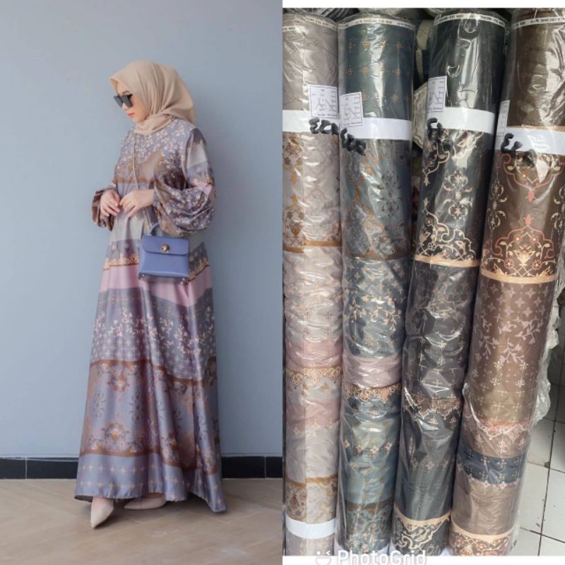 Gamis Maxmara Dior Silk Premium//Gamis Maxmara Lux Premium-1