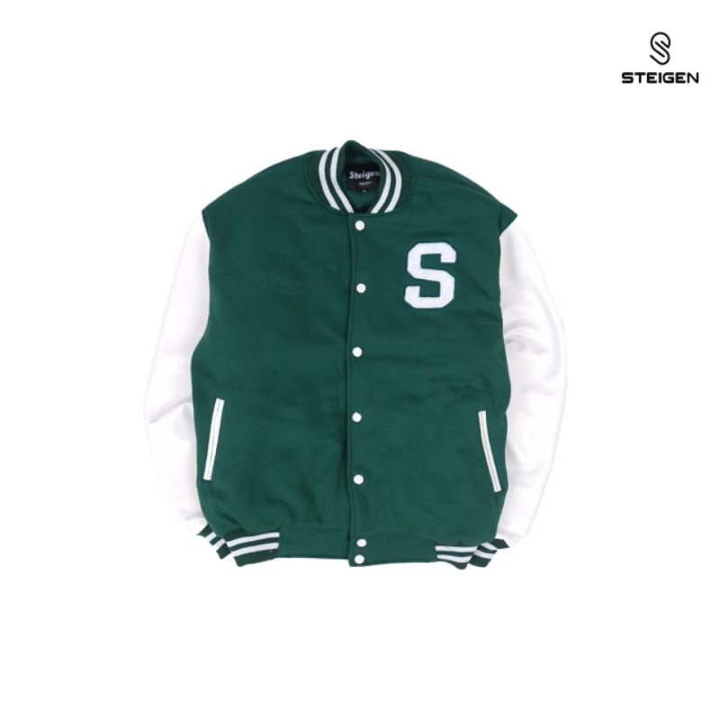 Steigen Varsity Jacket Green Bottle