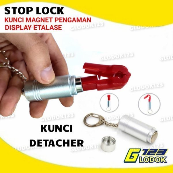 Stop Lock Security Display Kunci Pengaman Pengunci Ram Magnet