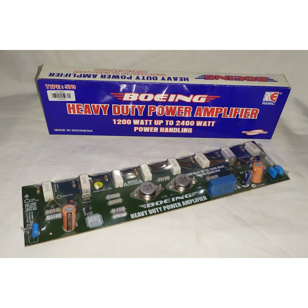 Ranic Kit Power Amplifier BOEING 1200 Watt Up To 2400 Watt Kit Ranic Type 573