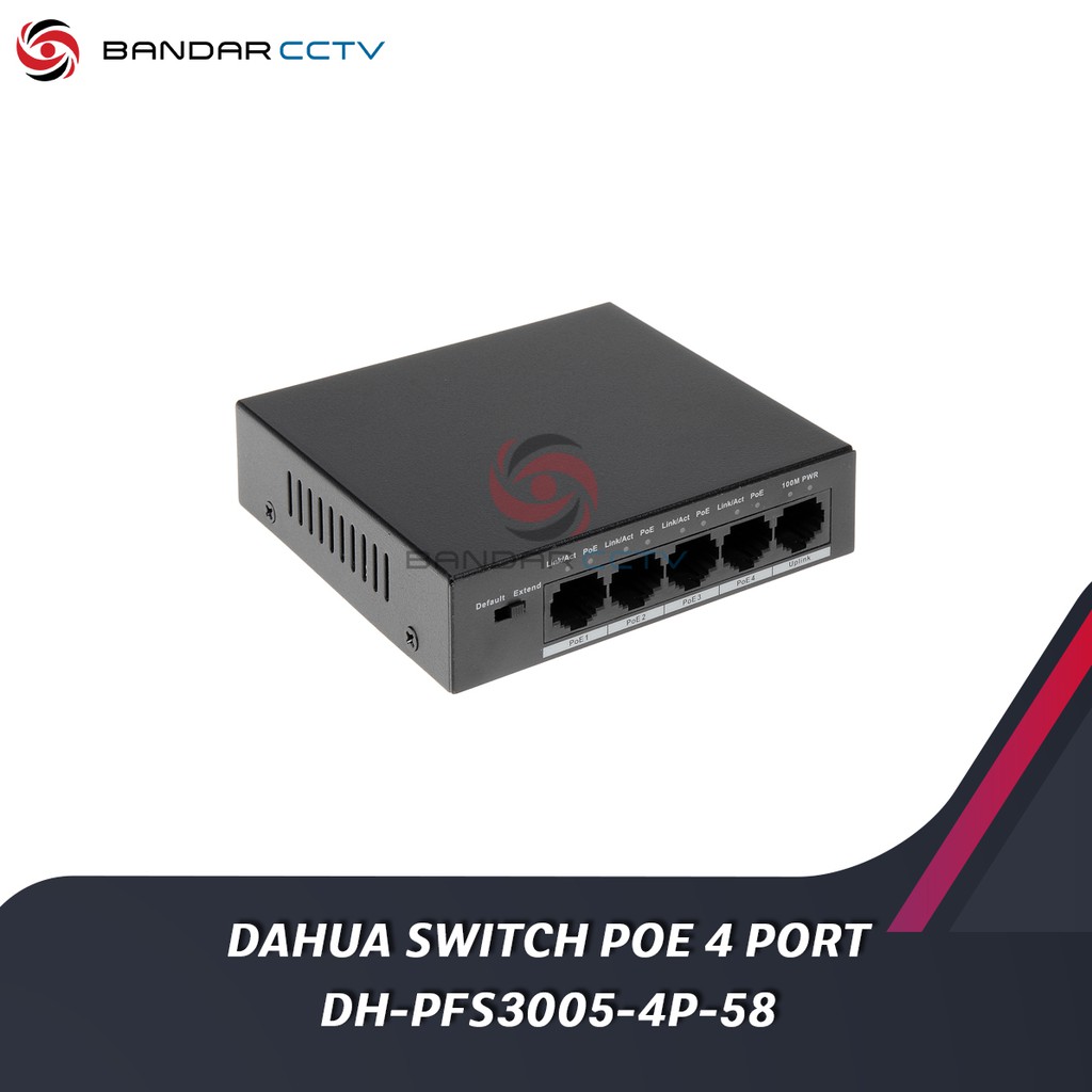 Dahua Switch Poe 4 Port DH PFS3005 4P 58