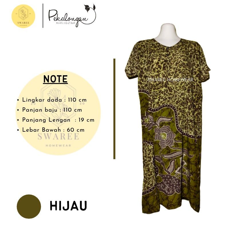 Baju Daster Murah Kekinian Batik Pekalongan Baju Wanita Modern Daster Busui Rayon Batik Wanita