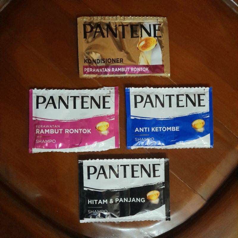 Sampo Shampo Kondisioner Pantene Hitam Biru Pink Rambut Rontok Anti Ketombe Hitam & Panjang Renteng 