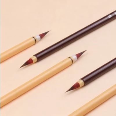 

CB 21 Rabbit hair hook line brush watercolor - brown